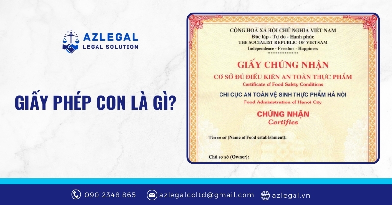 Giấy phép con là gì?