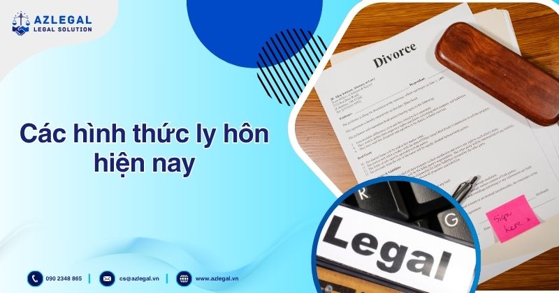 Các hình thức ly hôn hiện nay